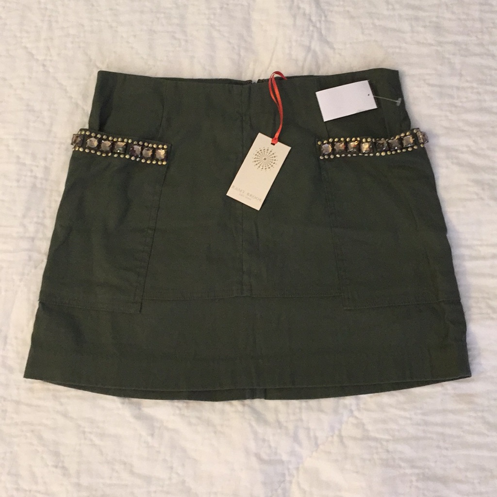 Ramy Brook Embellished Ayers Miniskirt Nwts Size 0